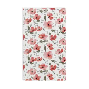 Slightly Subtle Poppy Hand Towel, Funny Political Home Decor, Floral Kitchen Towel, Housewarming Gift, Sarcastic Liberal Gift, FDT Towel