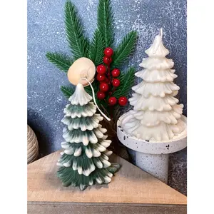 Christmas Tree Cedar Candles | Holiday Decor