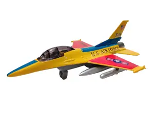 TAI TUNG 7.5" FLY TIGER Die Cast Metal Model Toy Vehicle with Pull-Back Action
