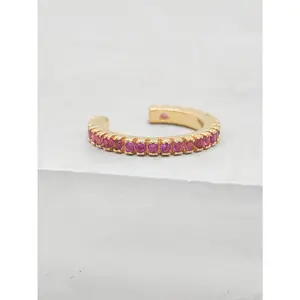 No Piercing Eternity Ear Cuff - Pink