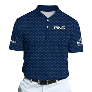 PGA Trophy Golf Polo Shirt Mens Lightweight Performance Golf Wear