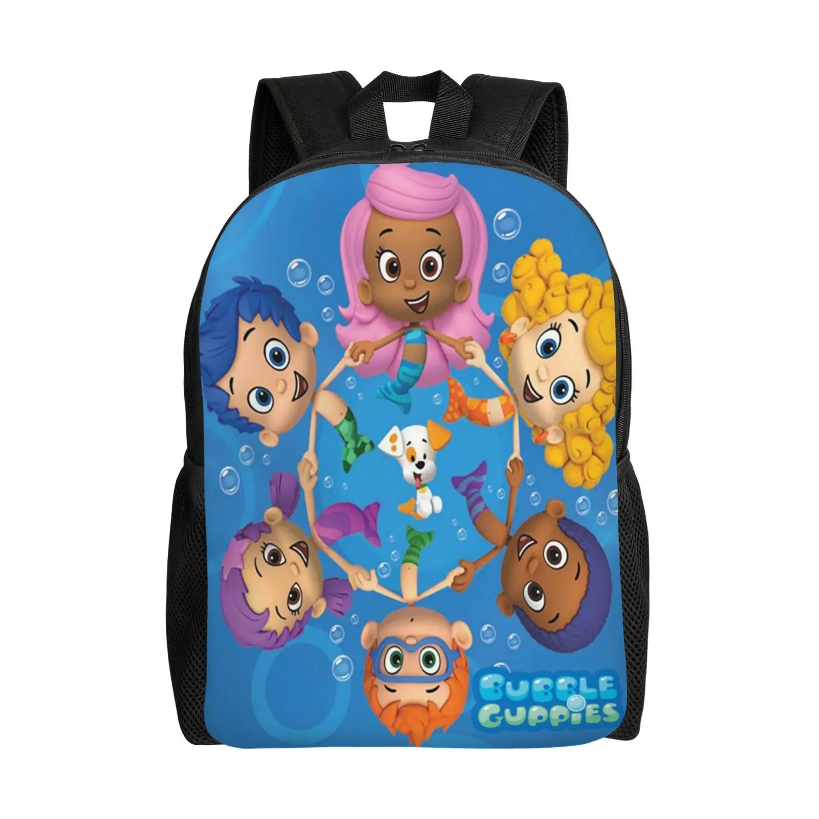 Bubble CuteGuppies Lightweight Backpack Laptop Shoulders Bookbag Daypack Travel Women Men