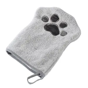 Muddi Mitt Microfiber Reusable Pet Wipes Grooming Towel Glove | Machine-Washable, Soft, Double-Sided Bath Mitt Replaces Wipes | Dirt Odor Removal | Gentle Paw Coat Cleaner | Dogs, Cats & Small Animals