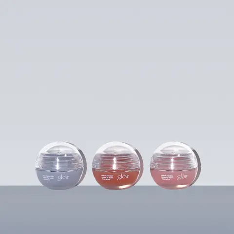 [glow] peach peptide lip balm