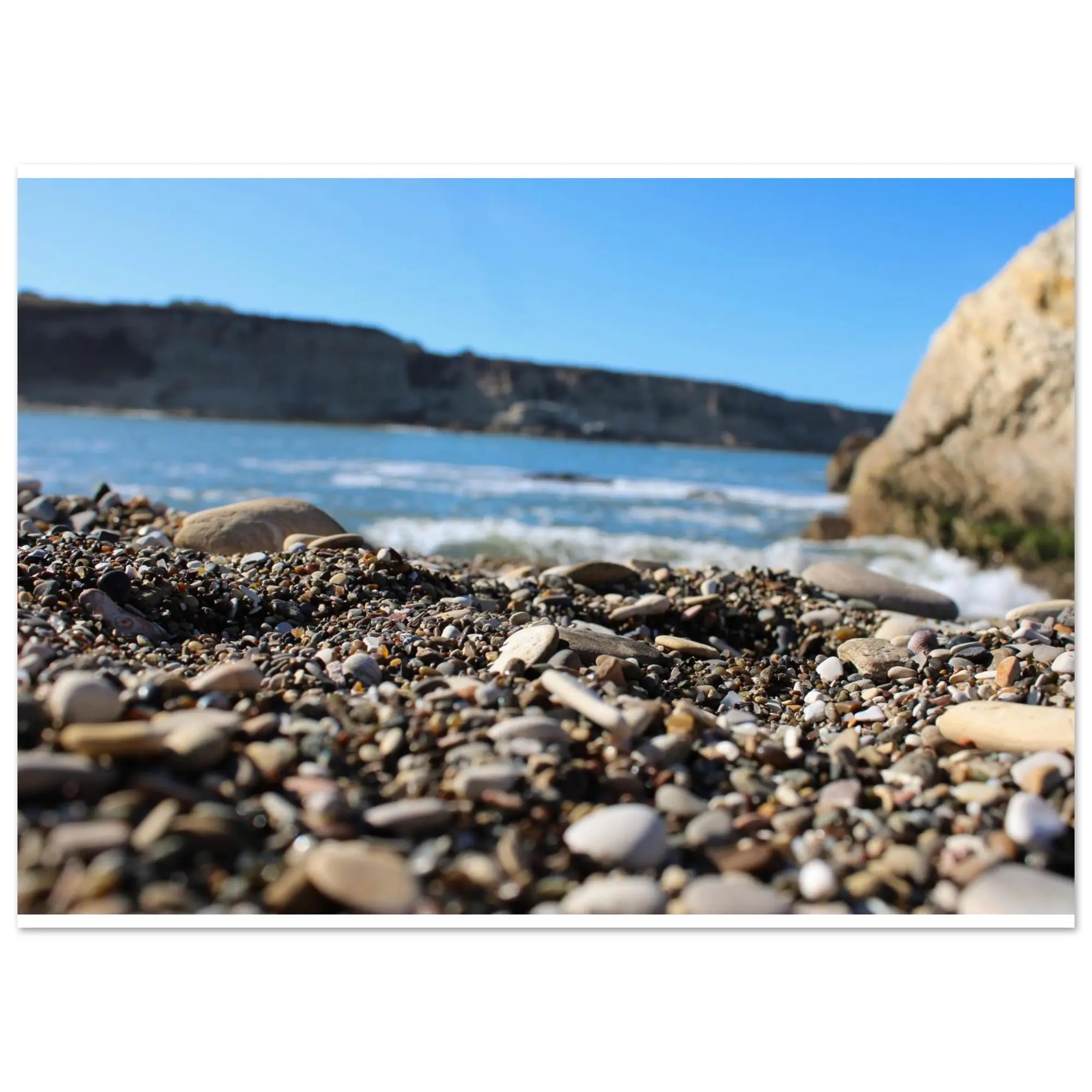 Beach perspective Poster
