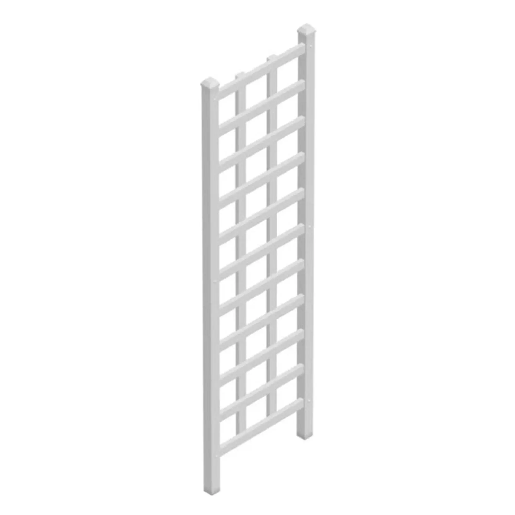 Dura-Trel Providence 22 x 75 Inch PVC Vinyl Outdoor Garden Patio Trellis, White Dura-Trel Providence 22 x 75 Inch PVC Vinyl Outdoor Garden Patio Trellis, White