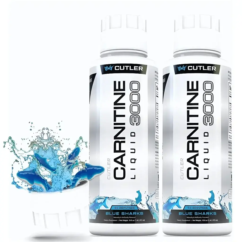 Cutler Nutrition 2 Pack /3 Pack Carnitine 3000 Liquid Supplement for Energy Sugar Support and Recovery health and fitness liquid