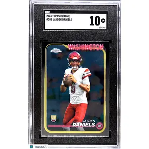2024 Topps Chrome Jayden Daniels #201 SGC 10