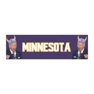 Minnesota Purple Gold Car Magnet | Meme Design