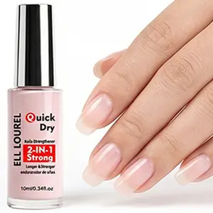 fragrantshare Nail Strengthening Hardener, Natural Pink Strengthener, Quick-drying, Long-lasting Shine, Protects Brittle and Fragile Nails, Nail Strengthening Serum Nail Polish