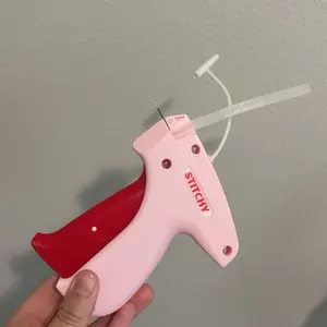 2026 Stitchy Plastic-Body Handheld Sewing Machine - Sewing Supplies Crafts, Multifunctional Home Sewing Tool with 6 Needles, 1200 Micro Stitches, Quick Repairs, No Magnets, No Battery, At-Home Wardrobe Assistant