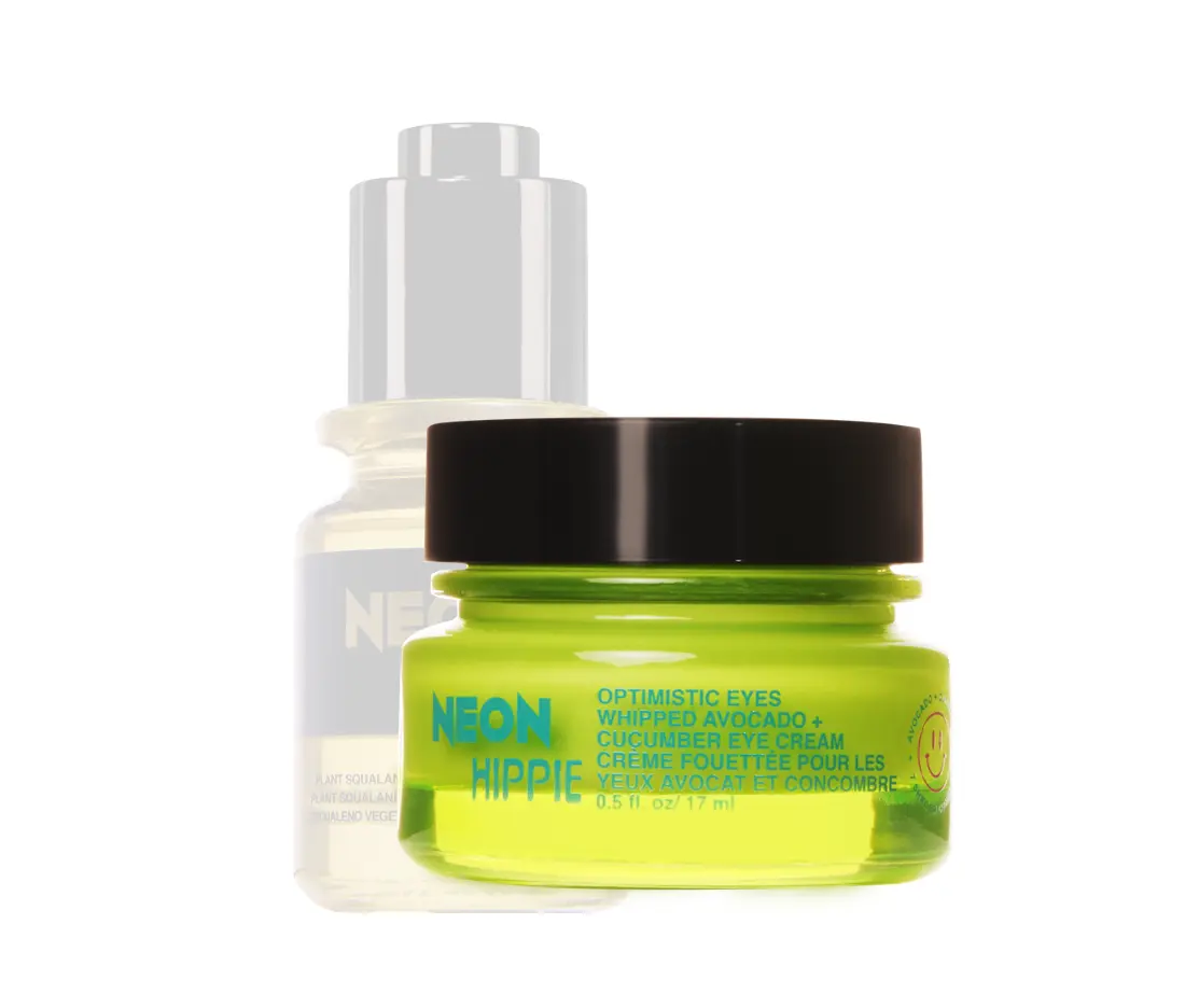 EYE'VE GOT A SECRET... NEON HIPPIE OPTIMISTIC EYE CREAM Plus BONUS