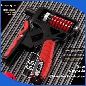 Adjustable Resistance Hand Gripper Set with Counter 5 in 1 Workout Kit Finger Stretcher Grip Ring Stress Ball Forearm Trainer for Athletes Strength Recovery Finger Strength Stress Relief Ankle Band Hip and Leg Training Home