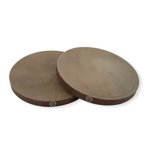 Cozy Cat Scratcher Bowl Replacement Pad (Large, Dark Cherry, 2 pack)