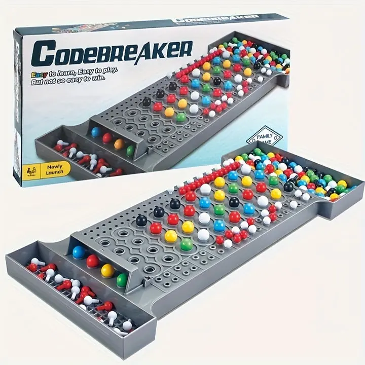 Code Breaker Board Game, Logic and Strategy Game for Kids and Adults, Family Game Night Puzzle Game, Educational Gift
