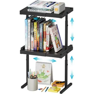 Adjustable Metal Locker Shelf Organizer – Expandable Stackable Locker Storage for School & Gym Use