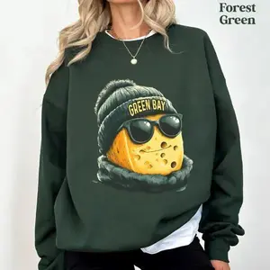 Vintage Green Bay spirit animal football sweatshirt, a cozy unisex pullover and game day crewneck for men and women. Perfect hometown mascot shirt and fall football outfit with retro vibes.(Sheet)