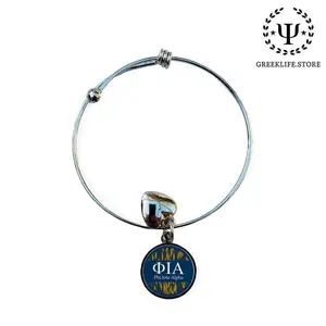 Phi Iota Alpha Round Adjustable Bracelet
