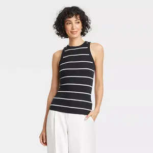 Women'S Slim Fit Ribbed Tank Top A NEW DAY