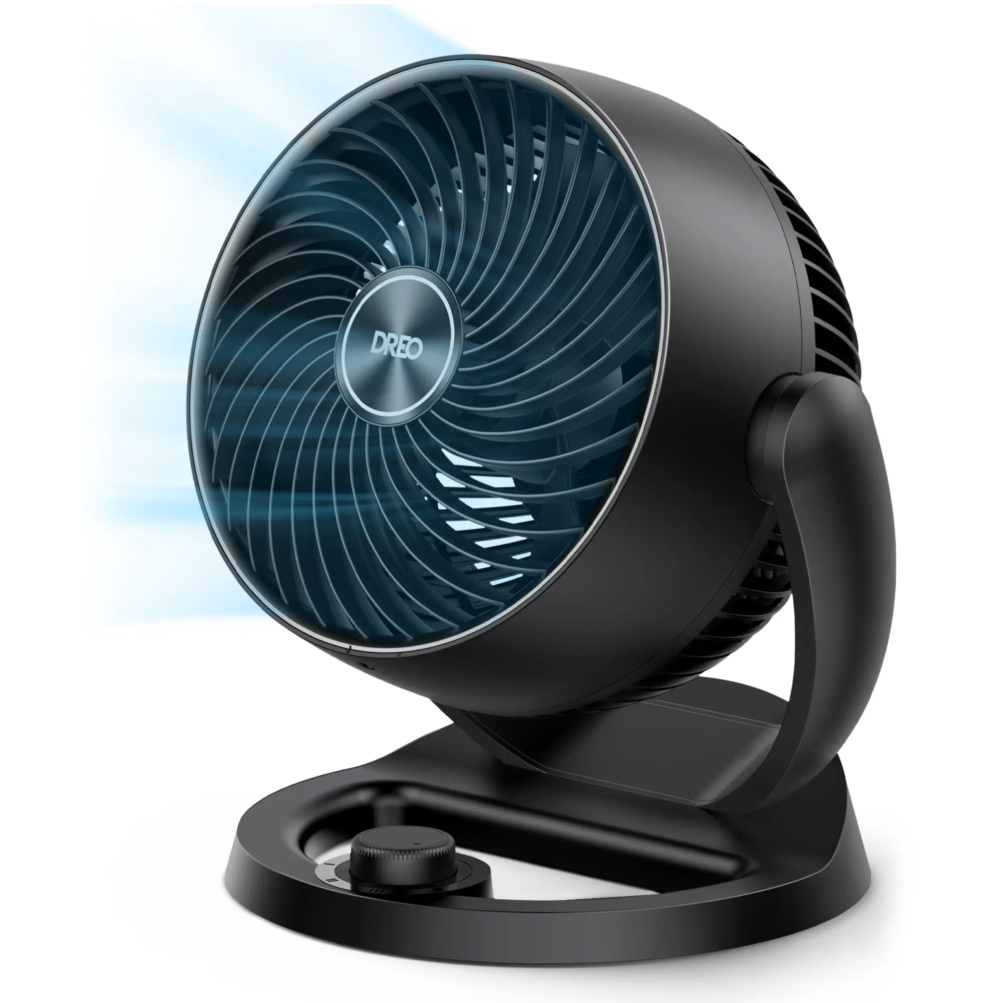 DREO 2-in-1 Wall Mount & Desktop Fan, 12-Inch Table Air Circulator, 70ft Powerful Airflow, 25dB Quiet for Whole Room, 120° Adjustable Tilt, 3 Speed Settings, Desktop Fan for Home, Office & Kitchen, Adjustable Fans, Multifunctional Cooling Fan