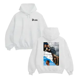 Rapper Drake ADG Tour Album 2026 Graphic Hoodie 2 Sided Men’s Hip Hop Fashion Long Sleeve Pullover Hoodie Retro Cotton Streetwear