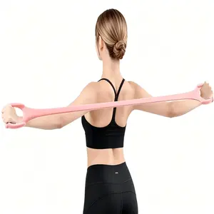 Women's 8-Character Stretching Puller Resistance Band for Fitness Yoga, Shoulder Opening, Elasticity Enhancement, Home Use