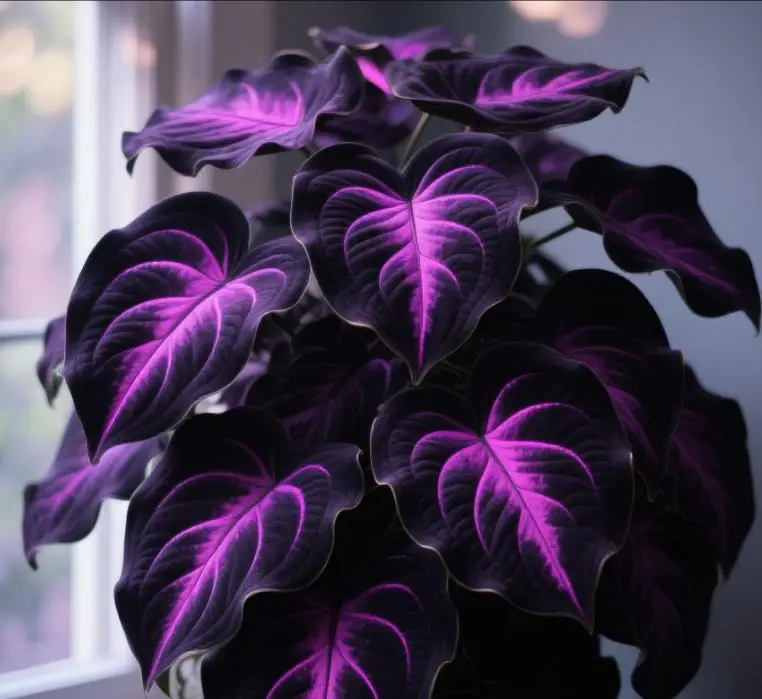 Rare hosta seeds, suitable for low light environments - easy to grow, perennial plant with bright purple flowers - suitable for balconies and potted p