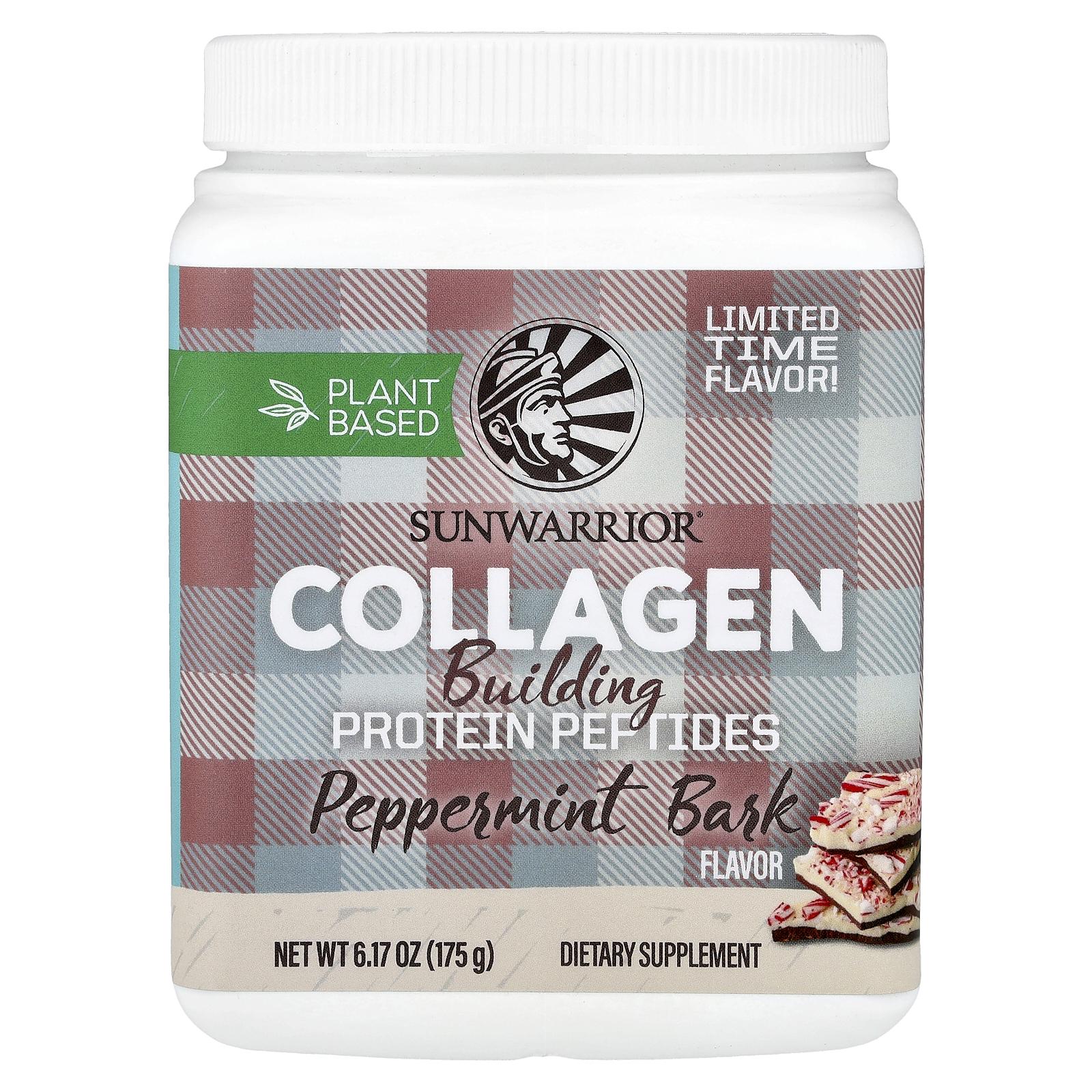 Sunwarrior Plant Based Collagen, Peppermint Bark, 6.17 oz (175 g)
