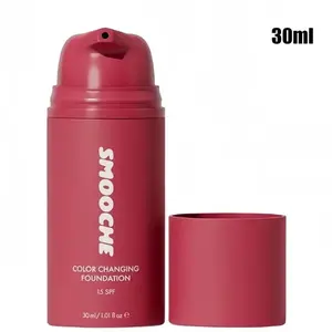 Smooche Color Changing Foundation – Shade Matching Liquid Makeup, SPF, 24H Wear, Vegan，Natural-Tone Color-Correcting Liquid Foundation