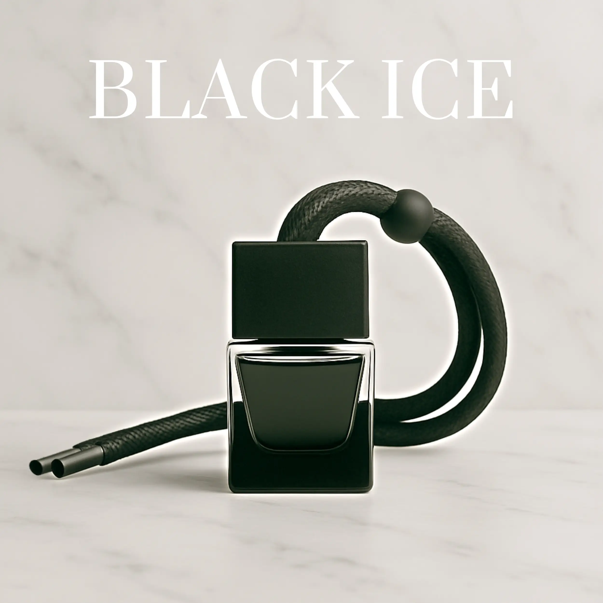 Hanging Air Freshener - Clean Air Co. - Black Ice, Leather, Cologne, and More - No Labels - For Cars and Trucks - Long Lasting