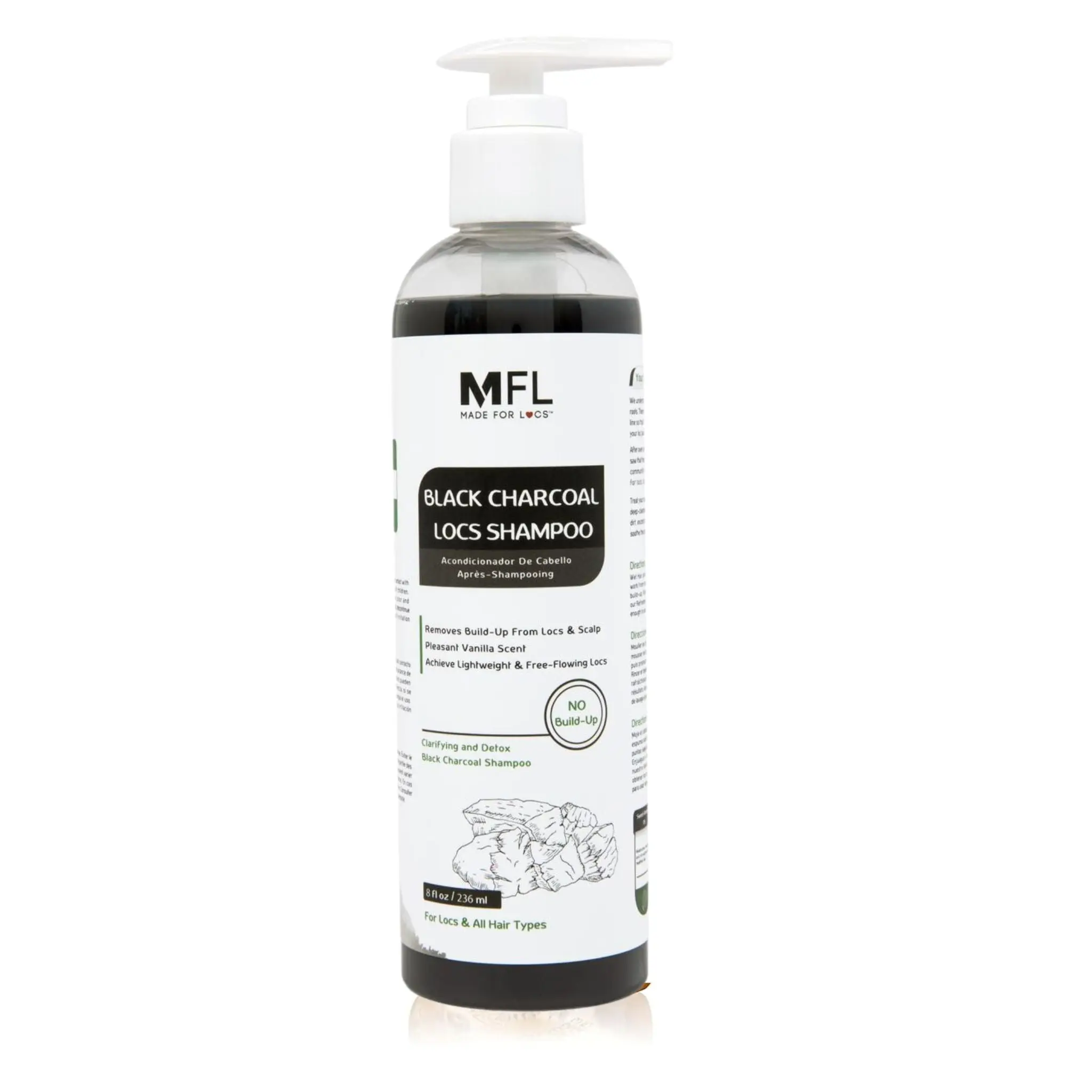 Locs Black Charcoal Shampoo| 8 oz Locs Black Charcoal Shampoo| 8 oz