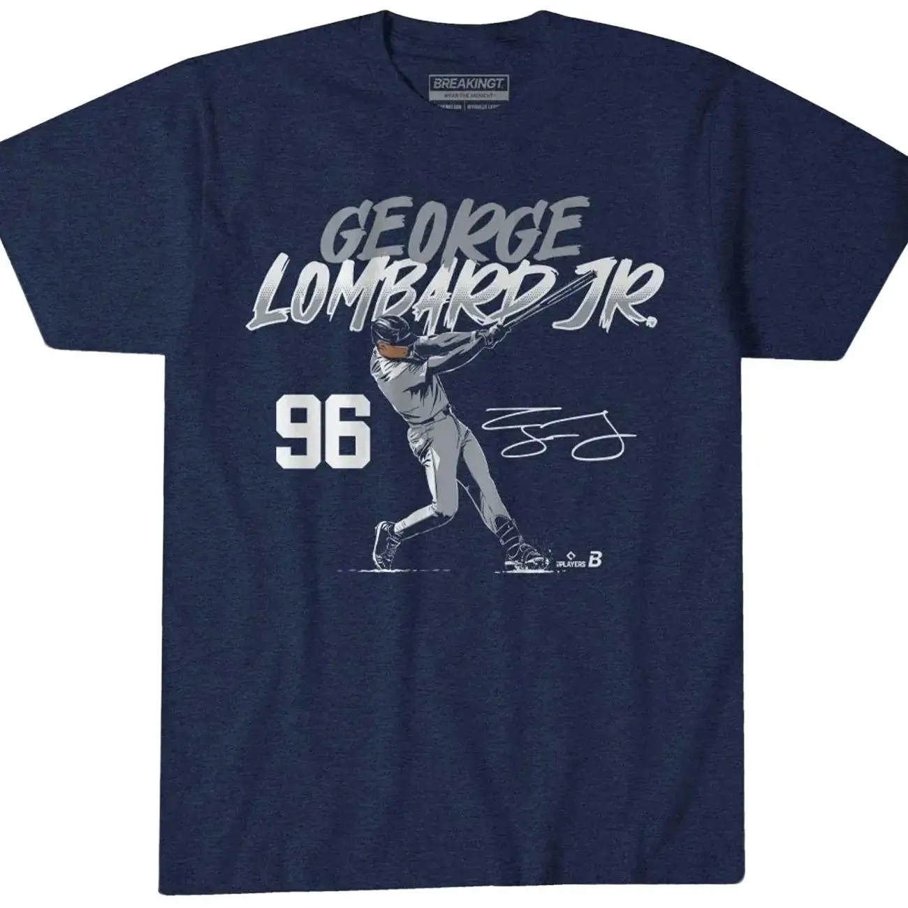 George Lombard Jr: Slugger Swing Number Shirt, Unisex Men & Women, Trendy Streatwear Gift, Cotton