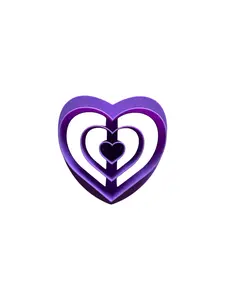 Heart Design Concha Stamp