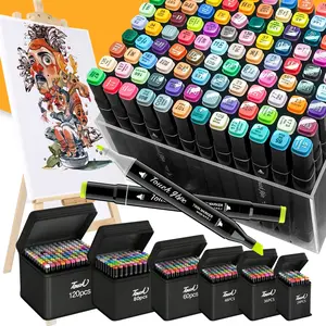 Premium Color Alcohol Marker Set with Dual Tips and Blending Professional Permanent Sketch Markers for Detailed Artwork and High-Standard Sketches  painting Artist Bundle diamond painting