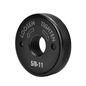 5/8-11 Thread Angle Grinder Flange Nut No Wrench Required,Grinder Nut for 4.5" and 5" Angle Grinder,Quick Release Locking Nut fathersdaygiftideas