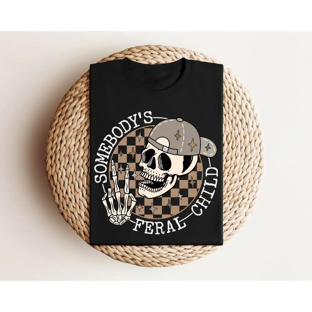 Men's Funny Skeleton Graphics Tshirt - Casual Lightweight Round Neck 100% Cotton Tee with Seamless Underarms, Fitted Cut, Fabric, Digital Print