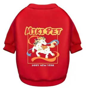 Keep your large breed dog warm and stylish in cold weather with this thick fleece winter coat!