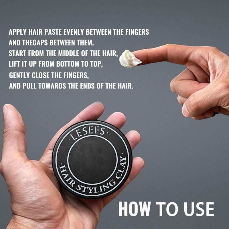 Super Hold with a Matte Finish and No Shine Haircare HairClay | Ideal for Stylish, Non-Greasy Daily Hairstyles Gel