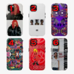 9 V Rapper New Album Emotions Inspired Phone Case For iPhone And Samsung Dark Aesthetic Underground Vibe Edgy Street Style Alt Culture Look S
