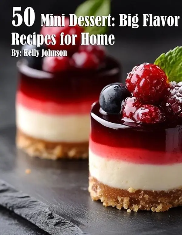 50 Mini Dessert: Big Flavor Recipes for Home by Kelly Johnson (Paperback)
