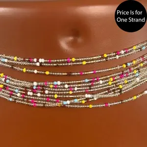 AAEssentials Beauty Thread Waist Beads - Colorful Bead Design for Stylish Wear