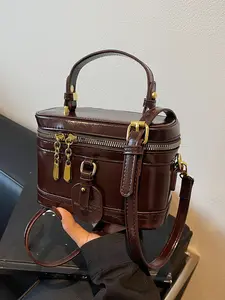 Women's Elegant Handbag, Fashionable Zipper Crossbody Bag for Daily Used, Casual Trendy Versatile High-quality Daily Commuting Bag, Daily Commuter Purse