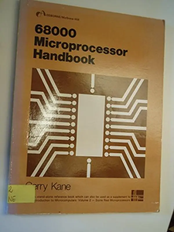 USED Book - 68000 microprocessor handbook (Osborne/McGraw-Hill microprocessor handbook series) by Gerry Kane (Paperback) - english