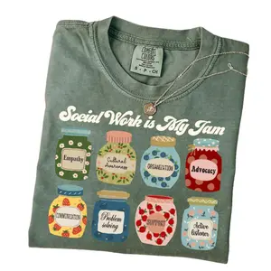 Comfort Colors Social Worker Shirt, Gift for School Social Workers