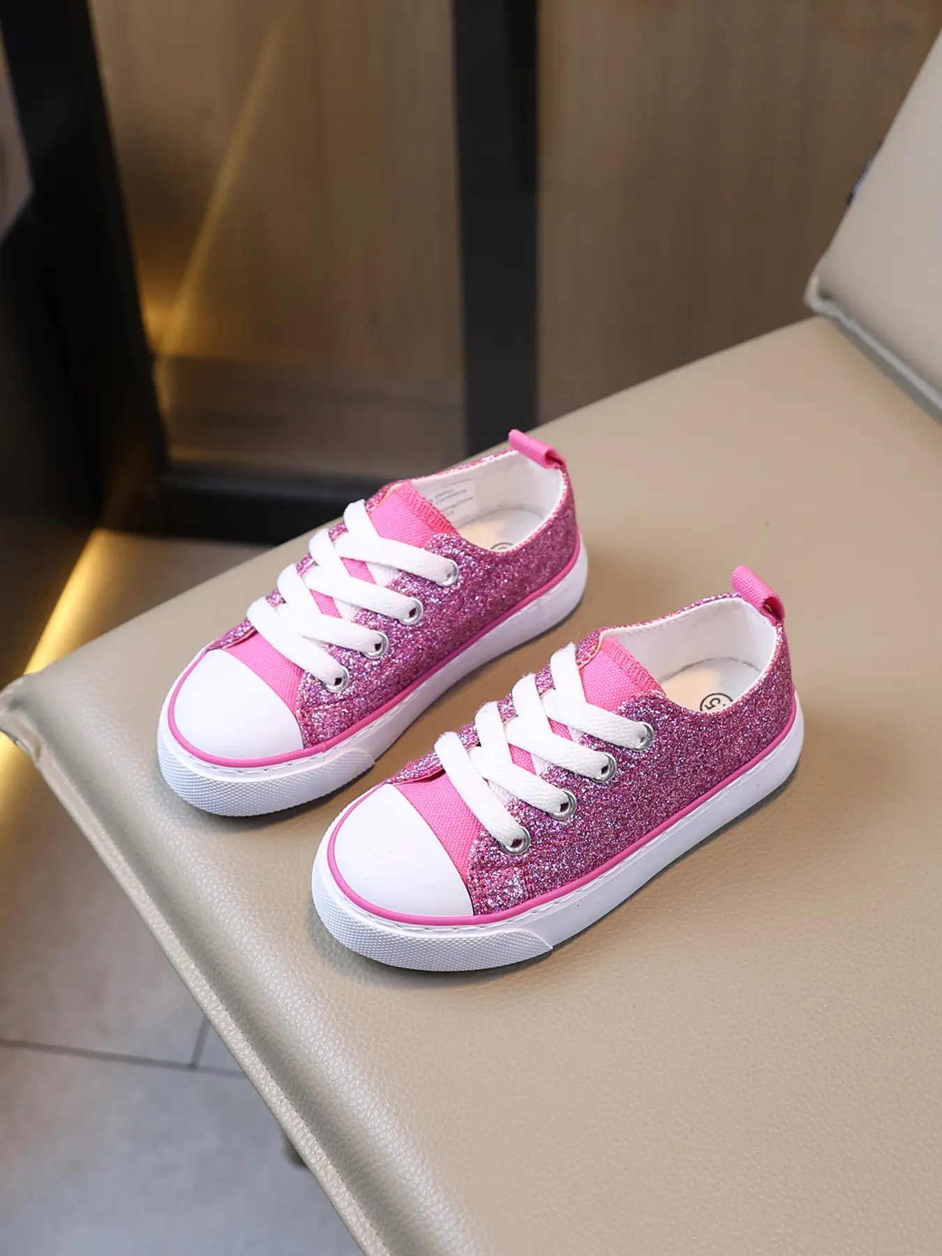 Kids Sneakers, Canvas Shoes, Girls' Casual Sports Shoes, Kids Shoes, Spring Autumn New, Daily Wear, Casual Low Top, Low Ankle Trainers, Casual Trainer Shoes, Girly, Casual Trendy Trainers