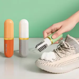 3-in-1 Eco-Friendly Portable Cleaning Brush with Liquid Dispenser