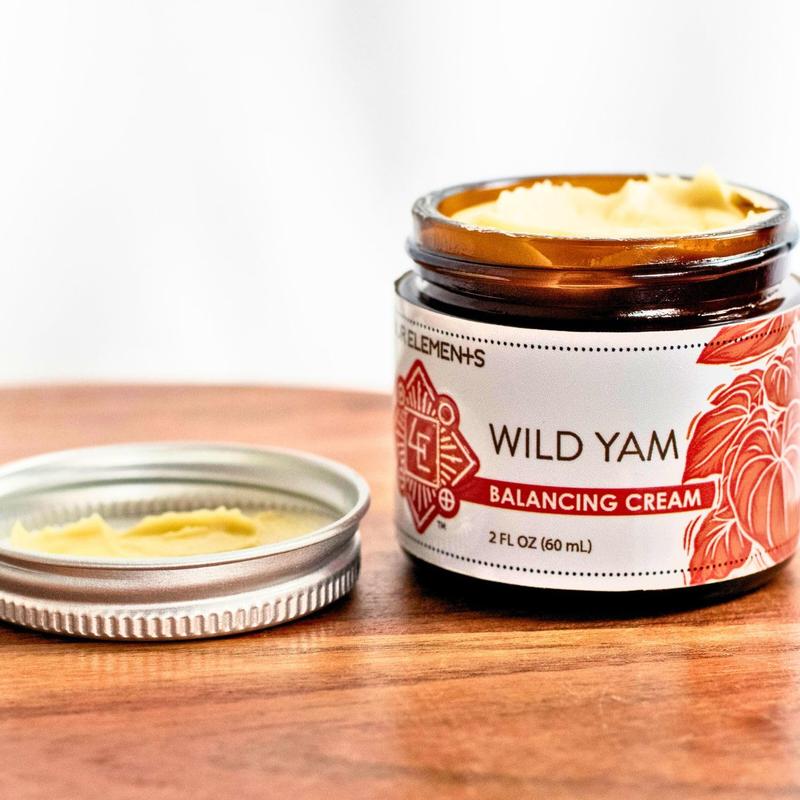 Organic Wild Yam Hormone Balancing Cream for Women-2 oz Made in USA Body Care Lotions Sunflower Calming Grape Shea
