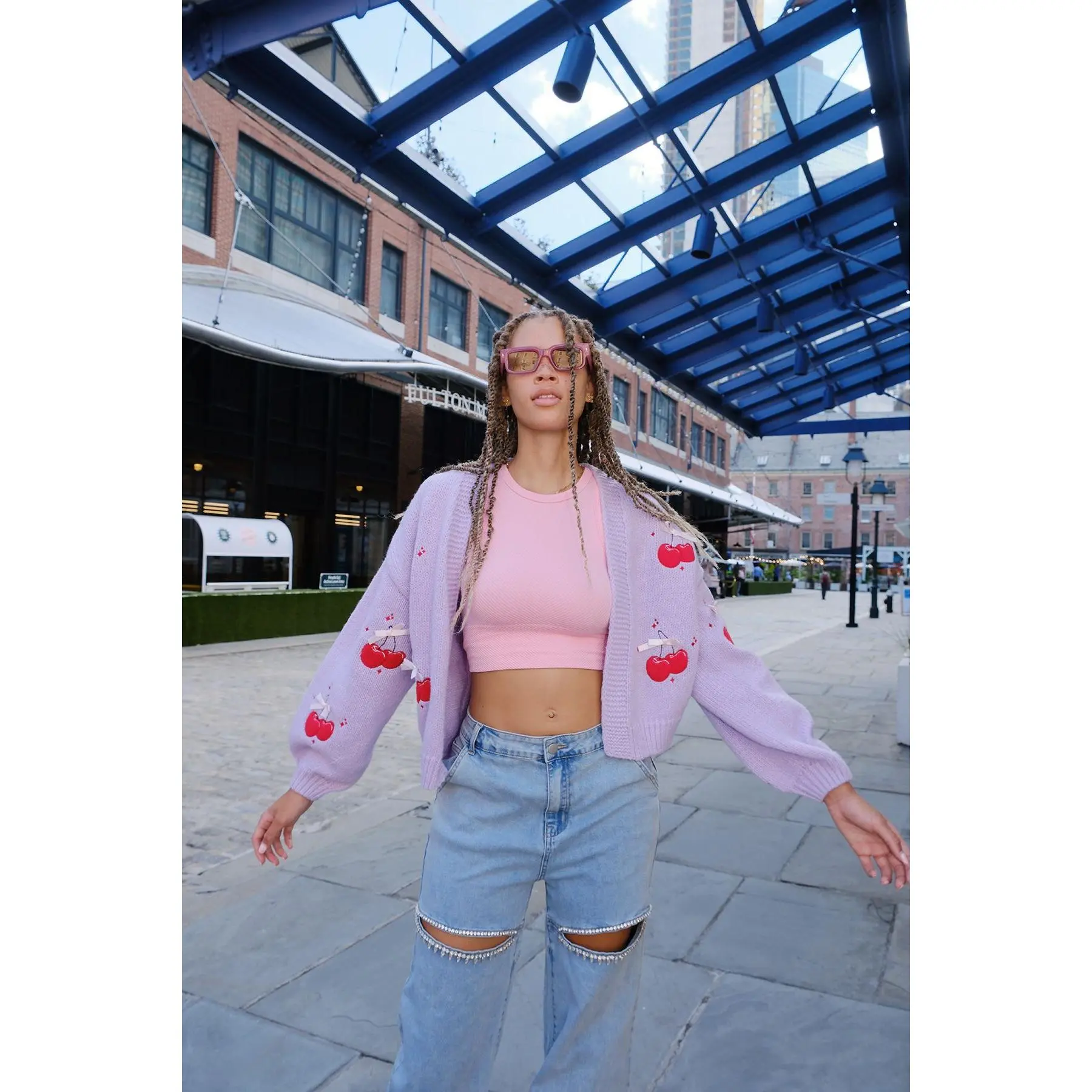 You're the Cherry on Top Puff Cardigan - TikTok Shop