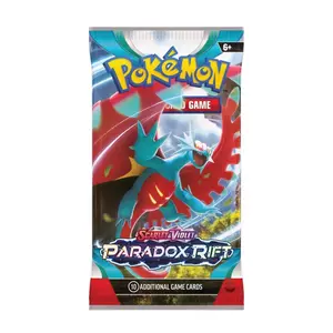 Pokémon Scarlet & Violet Paradox Rift Booster Pack (1) - 10 Cards & Basic Energy