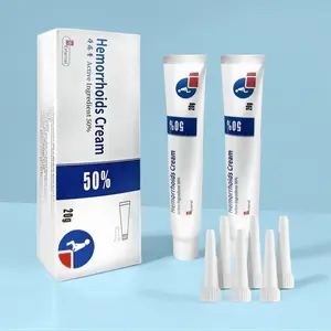 Herbal 2 Packs Instant Relief Hemorrhoids Cream for Men & Women - 20g Tube - Maximum Strength Formula for Anti-Itch Burning & Discomfort Treatment - Soothing Body Care Ointment